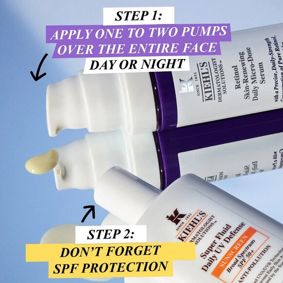 NEW Kiehl's Since 1851 Micro-Dose Anti-Aging Retinol Serum 1.7 oz./100%AUTHENTIC - Picture 8 of 8